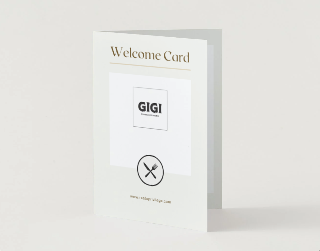Welcome Card GIGI